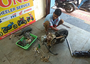 AONE Two Wheeler Garage