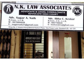 Kalyan Dombivli Criminal Case Lawyers Advocate A. C. Keskar - N.K. Law Associates image 1