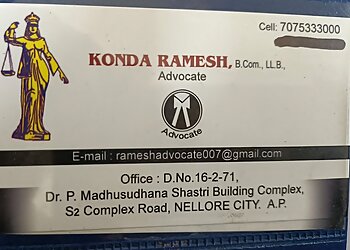 Advocate Konda Ramesh