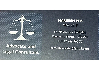 Advocate M R Hareesh