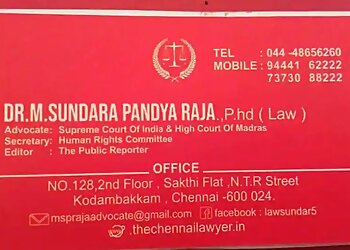 Advocate M. Sundara Pandya Raja