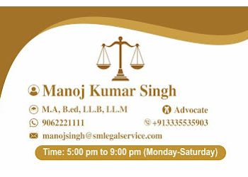 Advocate Manoj Kumar Singh