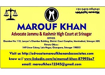 Advocate Marouf Khan