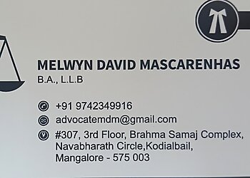 Advocate Melwyn David Mascarenhas