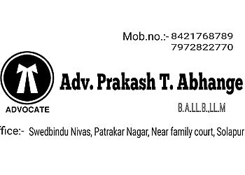 Advocate Prakash T. Abhange
