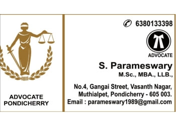 Advocate S. Parameswary 