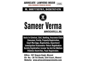 Advocate Sameer Verma - ADVOCATE/LAWYERS INSIDE
