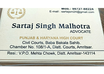 Advocate Sartaj Singh Malhotra