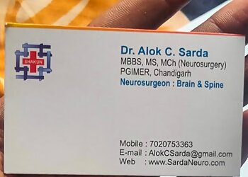 Dr. Alok Chouthamal Sarda, MBBS, MS, M.Ch - SARDA NEUROSURGERY CENTER