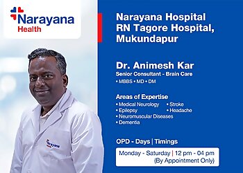 Dr. Animesh Kar, MBBS, MD, DM - NARAYANA HOSPITAL
