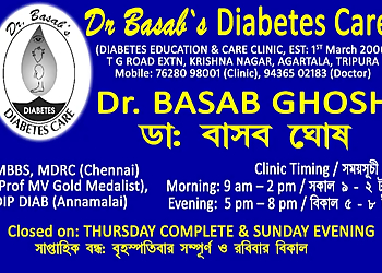 Dr. Basab Ghosh MBBS, MDRC, DIP DIAB - DR BASAB'S DIABETES CARE