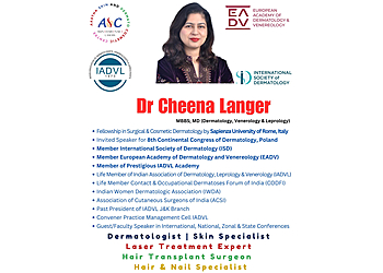 Dr. Cheena Langer, MBBS, MD - Aastha Skin and Dermato-Cosmetic Centre