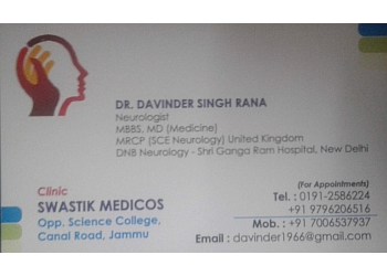 Dr. Davinder Singh Rana, MBBS, MD, DNB - Swastik Medicos