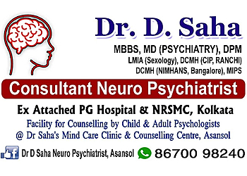 Dr. Debanjan Saha, MBBS, DPM, MD, DCMH