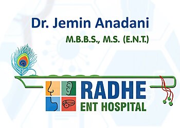 Dr. Jemin Anadani, MBBS, MS - RADHE ENT HOSPITAL