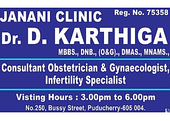 Dr. Karthiga Sasikumar MBBS, DNB - JANANI CLINIC