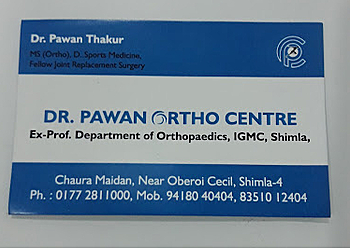 Dr. Pawan Thakur, MBBS, MS - DR. PAWAN ORTHO CENTRE