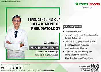 Dr. Punit Pruthi, MBBS, MD - FORTIS ESCORTS HOSPITAL