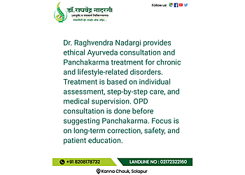 Dr. Raghavendra Nadargi Ayurveda and Panchakarma Centre