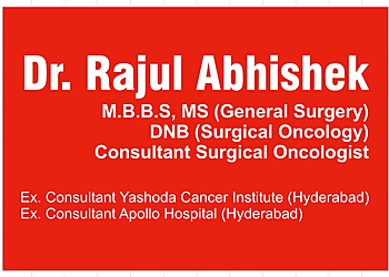 Dr Rajul Abhishek, MBBS, MS, DNB