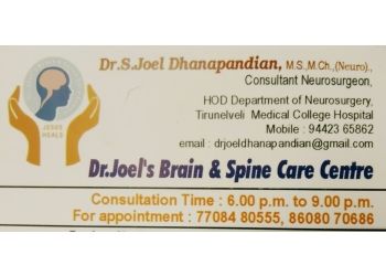 Dr. S. Joel Dhanapandian, MBBS, M.Ch - DR. Joel's Brain & Spine Care Centre 
