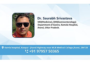 Jhansi Gastroenterologists Dr. Saurabh Srivastava, MBBS, MD, DM   image 1