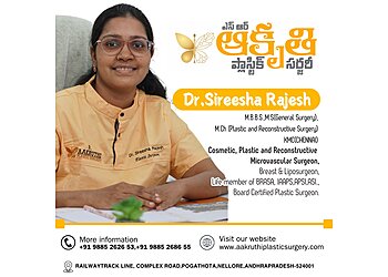 Dr. Sireesha Rajesh, MBBS, MS, MCh - SR AAKRUTHI PLASTIC SURGERY
