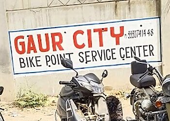 ग़ाज़ियाबाद मोटरसाइकिल मरमत की दूकान Gaur City Bike Point छवि 1