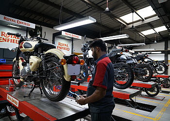 Pooja Motors Royal Enfield Showroom