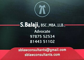 SB Law Consultants Balaji Lawyer