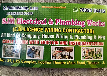 SJM Electrical Plumbing Work