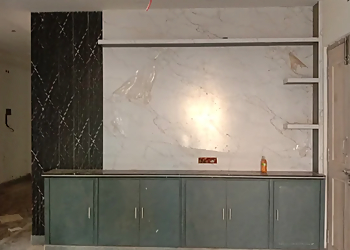 Sai Baba interior design wood works