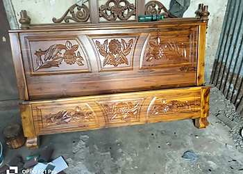 Sai Baba interior design wood works