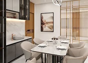 Sai Baba interior design wood works