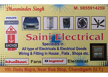 3 Best Electricians in Chandigarh - Expert Recommendations