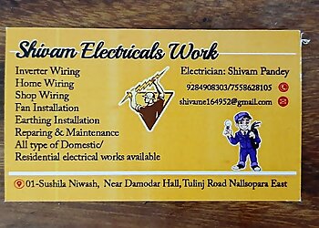 Vasai Virar Electricians Shivam Electrical Works image 1