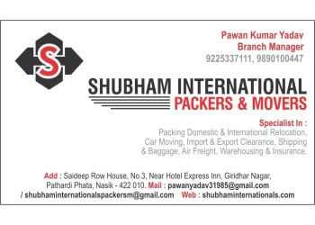 Shubham Internationals Packers & Movers 